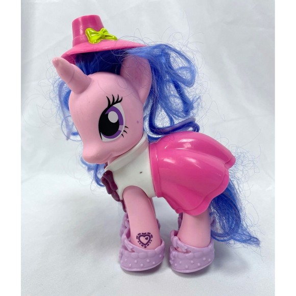 My Little Pony Friendship Magic Fashion Style 6" Royal Ribbon Pink Blue Hair Hat - Picture 1 of 7
